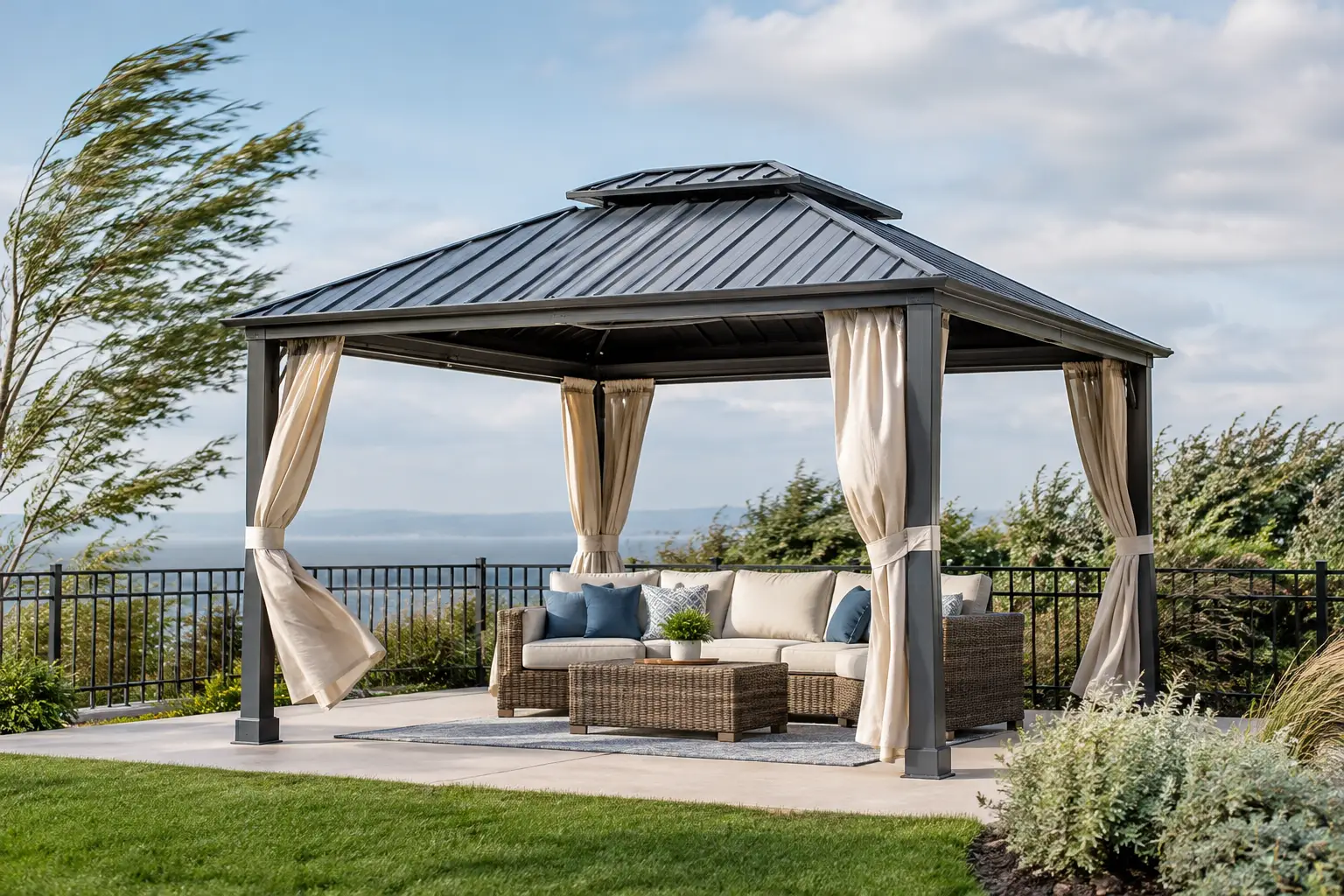 Choosing a Backyard Gazebo for Windy Areas