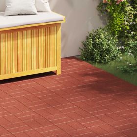 Stepping Stone 6 pcs Red 15.94 x 15.94 x 0.79 in Rubber