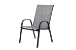 6 Piece Patio Chairs, Outdoor Camping Chairs with Breathable Textilene Fabric