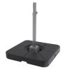 Cantilever Patio Umbrella Base 220 LBS Water and Sand Fillable Weighted Stand