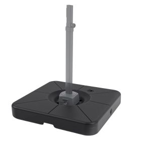 Cantilever Patio Umbrella Base 220 LBS Water and Sand Fillable Weighted Stand