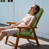High Back Chair Cushions Set of 2, Waterproof Outdoor Rocking Chair Cushion with Ties, Rocking Chair Cushion for Outdoor Patio, Garden Porch