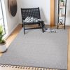 LOOM & LUXE Collection 5X7 White /Geometric Indoor/Outdoor Area Rug