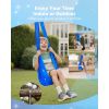 Sensory Swing, Double-Layer Fabric Sensorys Hammock, Indoor & Outdoor Sensory Swing with 360° Swivel Hanger, O-Sling, Holds up to 300lbs