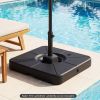 Cantilever Patio Umbrella Base 220 LBS Water and Sand Fillable Weighted Stand