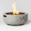 Small concrete round fire pit bowl