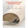 Sun Shade Sail Canopy Covers, Fit for 12 x 11 ft Screen House Tent, Sun Protection, 5.51 x 4.59 ft 300D Oxford Silver-Coated Fabric