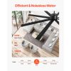 84 In Ceiling Fan without Light, 6-Speed Remote Control, Aluminum 8-Blade, Reversible DC Motor