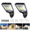 2X 1200W Solar Wall Light Motion Sensor Outdoor Garden Security Street Lamp Home(Must Provide A Hazardous Materials Shipping Label For Self-pickup By