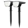 32 LEDs Solar Landscape Spotlights IP65 Waterproof Solar Lights Auto On/Off Solar Powered Security Wall Lights