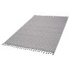 LOOM & LUXE Collection 5X7 White /Geometric Indoor/Outdoor Area Rug