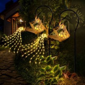 Solar Garden Lights Outdoor Decoration, Metal Solar Watering Can Lights Outdoor Waterproof, Small Patio Light Yard Lawn Pathway Decor, Gardening Gifts (Option: 2PCS)