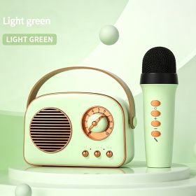 Mini Portable Karaoke Machine With Wireless Microphones (Option: 03)
