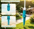 6.5 FT Portable Beach Umbrella with Sand Anchor UV Protection UPF 50+ for Garden Pool Outdoor Camping Picnic