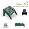 HDPE Folding Adirondack Ottoman for Adirondack Chair